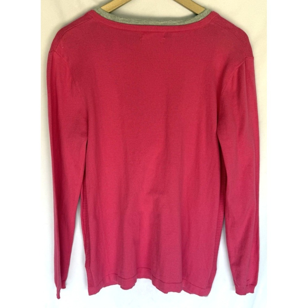 Lot 2 Fresh Produce Womens V Neck Tunic Sweater Size L Casual Comfort Lightweigh - Picture 14 of 16